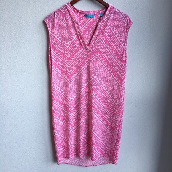 Tori Richard Honolulu Pink Resort Vacation Dress Small - Picture 1 of 7
